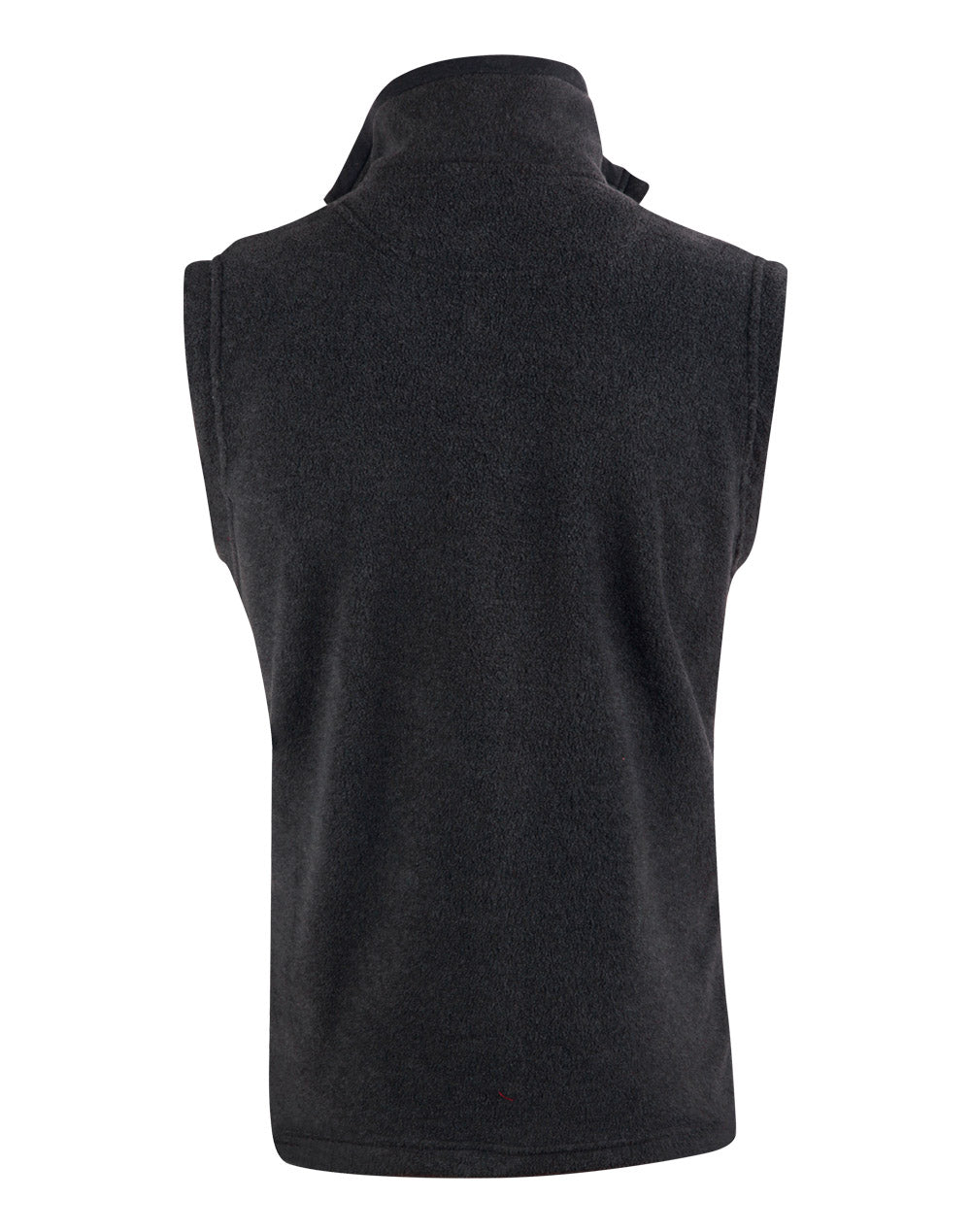 Bromley Polar Fleece Vest Unisex - Charcoal - Back