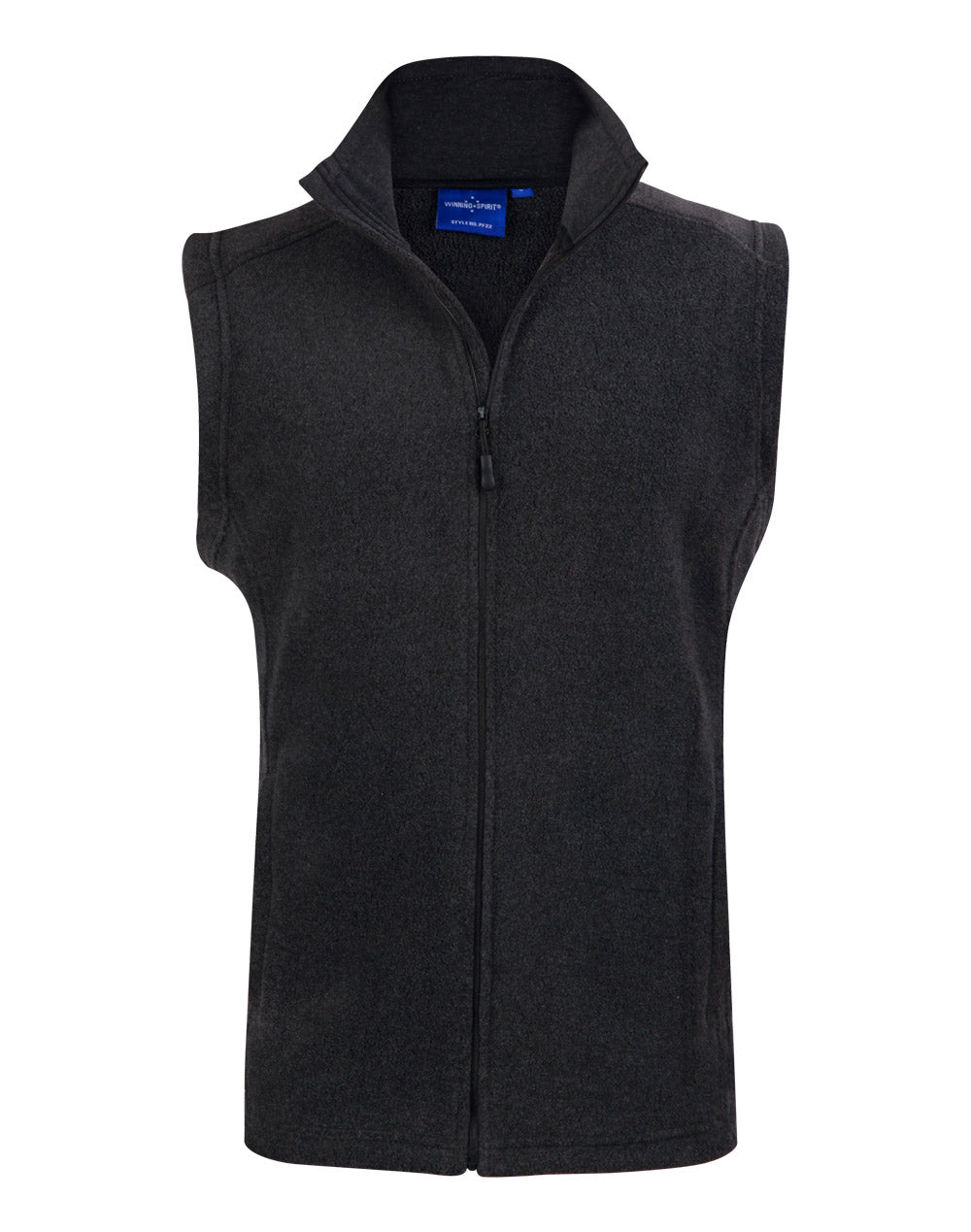 Bromley Polar Fleece Vest Unisex - Charcoal - Front