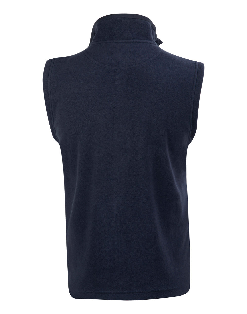Bromley Polar Fleece Vest Unisex - Navy - Back