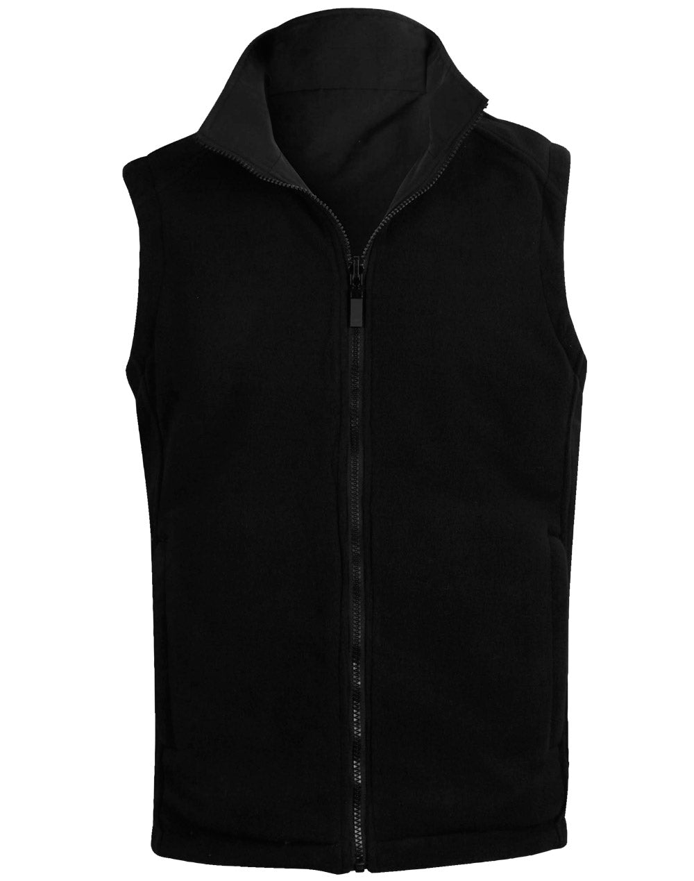 Kensington Reversible Vest Unisex - Black/Black - View