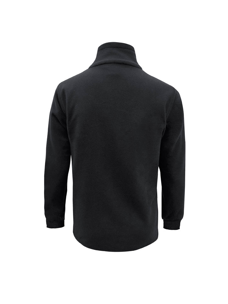 Heavy Weight Mens Fleece - Black - Back