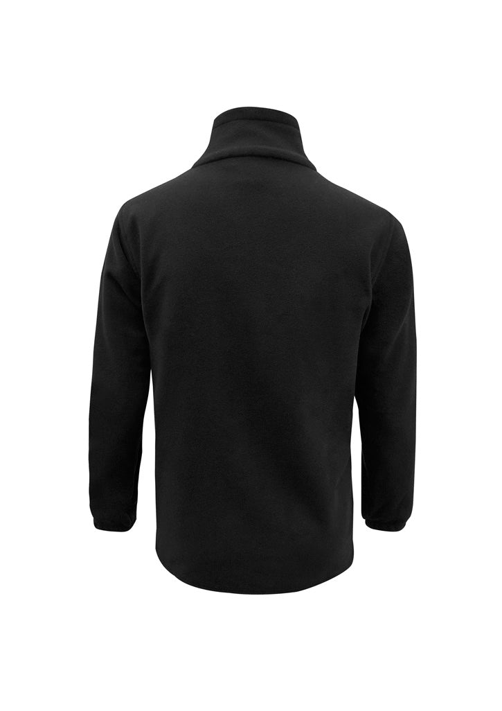 Plain Mens Jacket - Black - Back