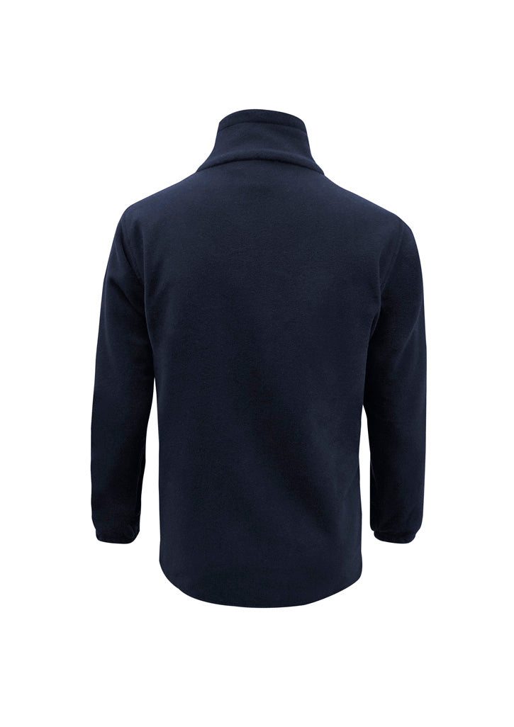 Plain Mens Jacket - Navy - Back