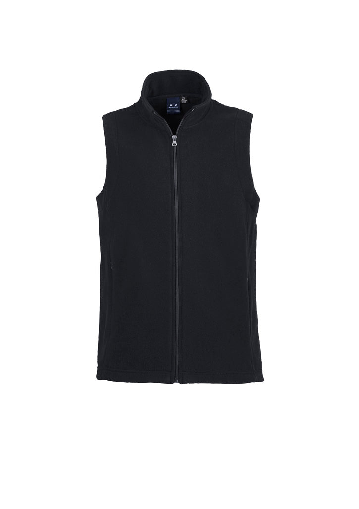 Plain Womens Vest - Black - Front