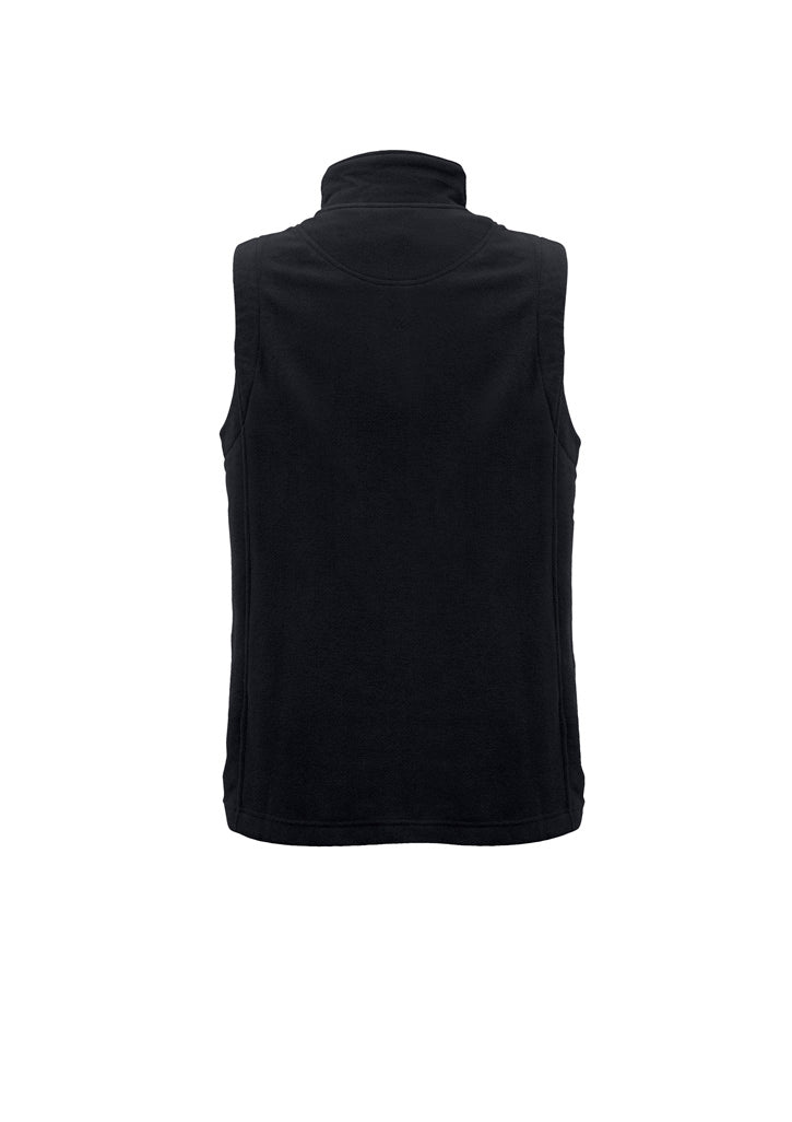 Plain Womens Vest - Black - Back
