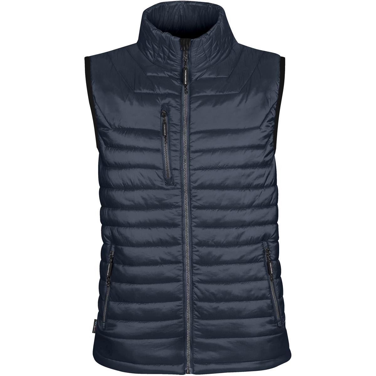 Men's Gravity Thermal Vest - Navy / Charcoal - Front