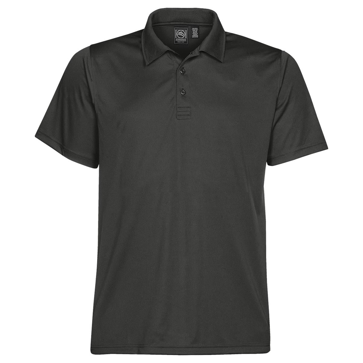 Men's Eclipse Pique Polo - Carbon - Front