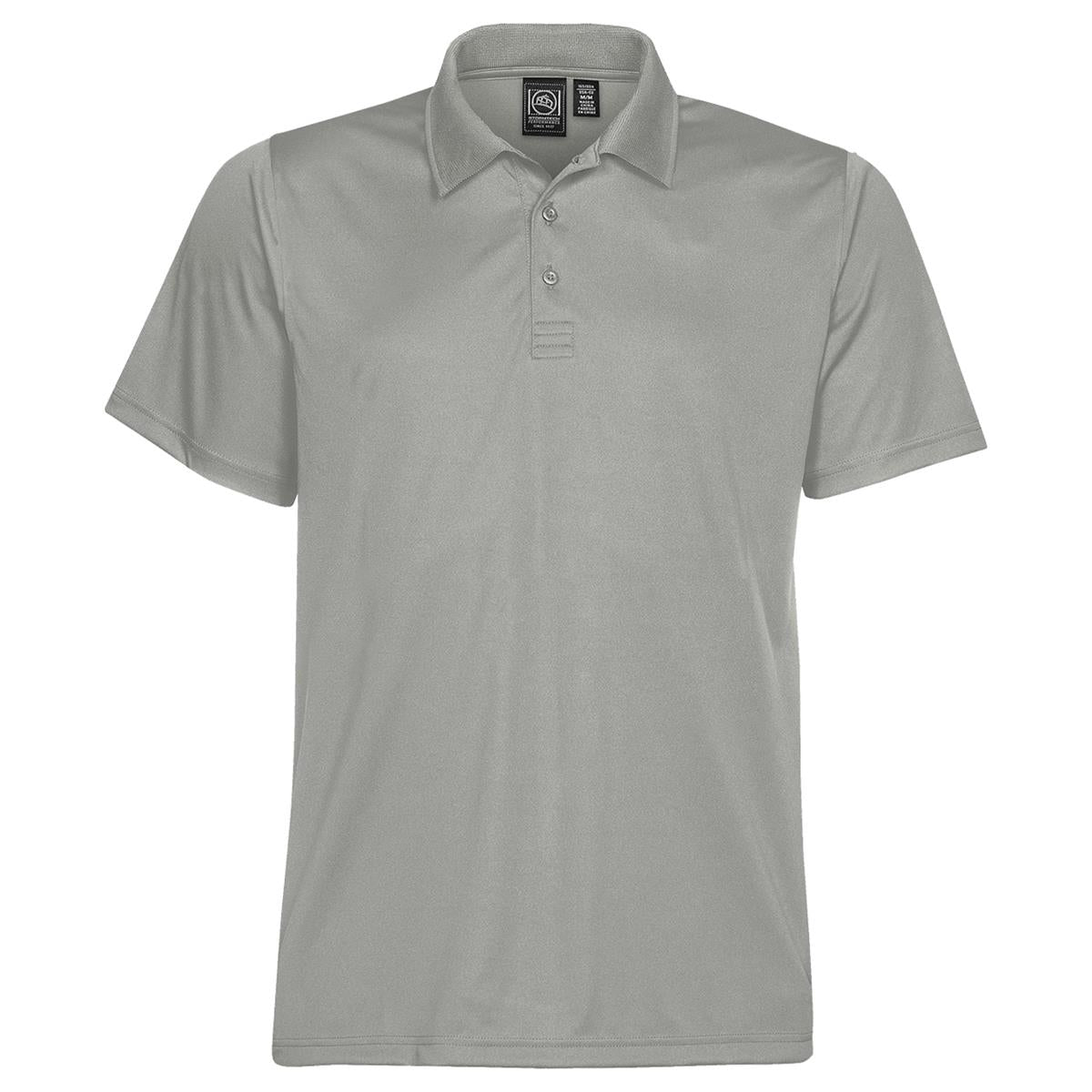 Men's Eclipse Pique Polo - Cool Silver - Front