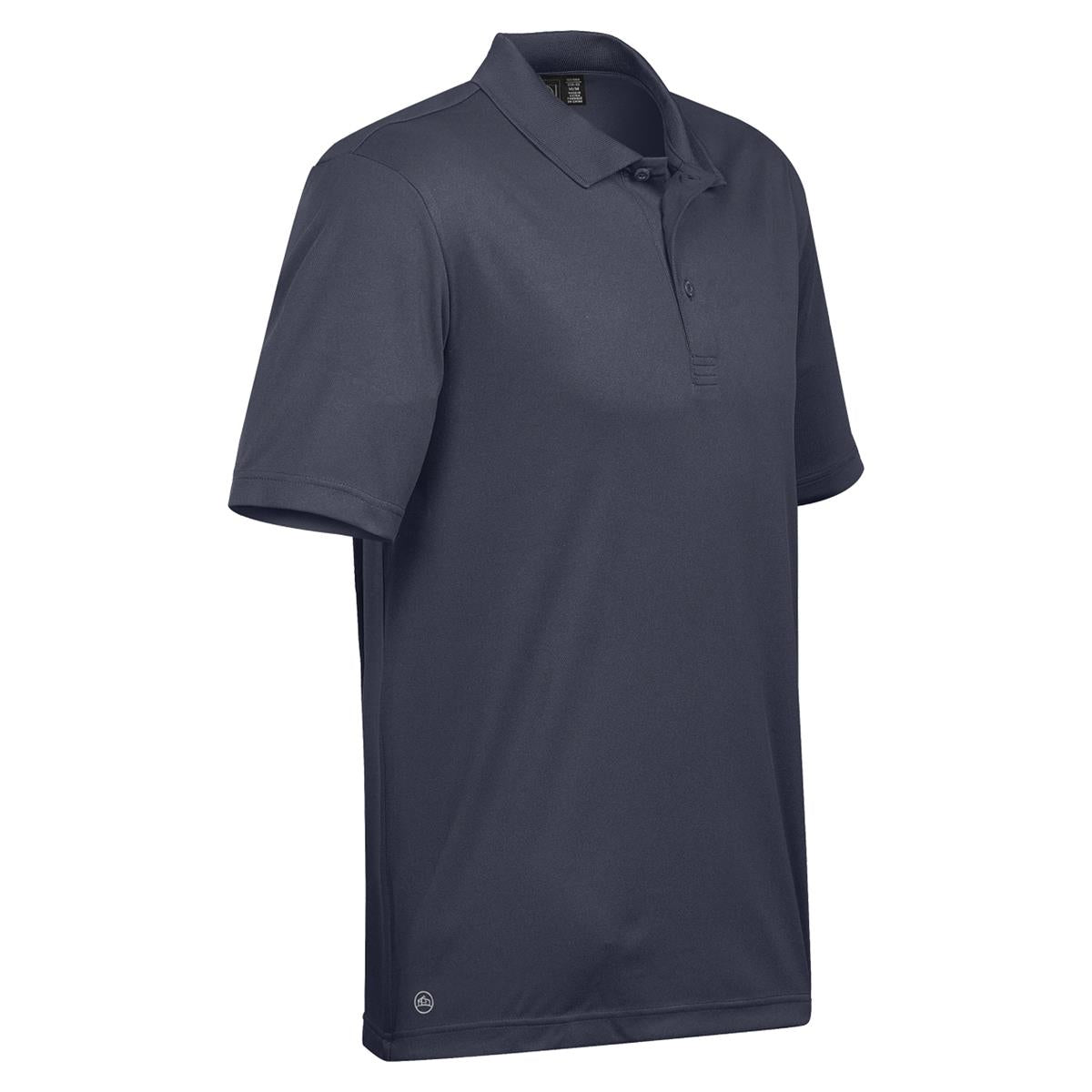 Men's Eclipse Pique Polo - Navy - Back