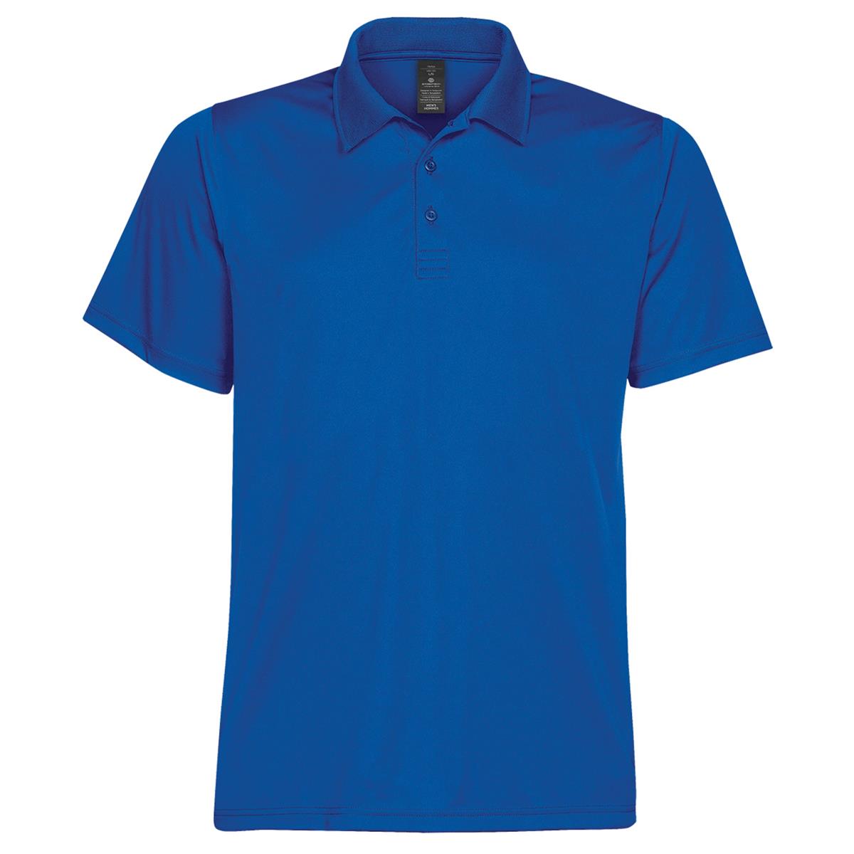 Men's Eclipse Pique Polo - Royal - Front