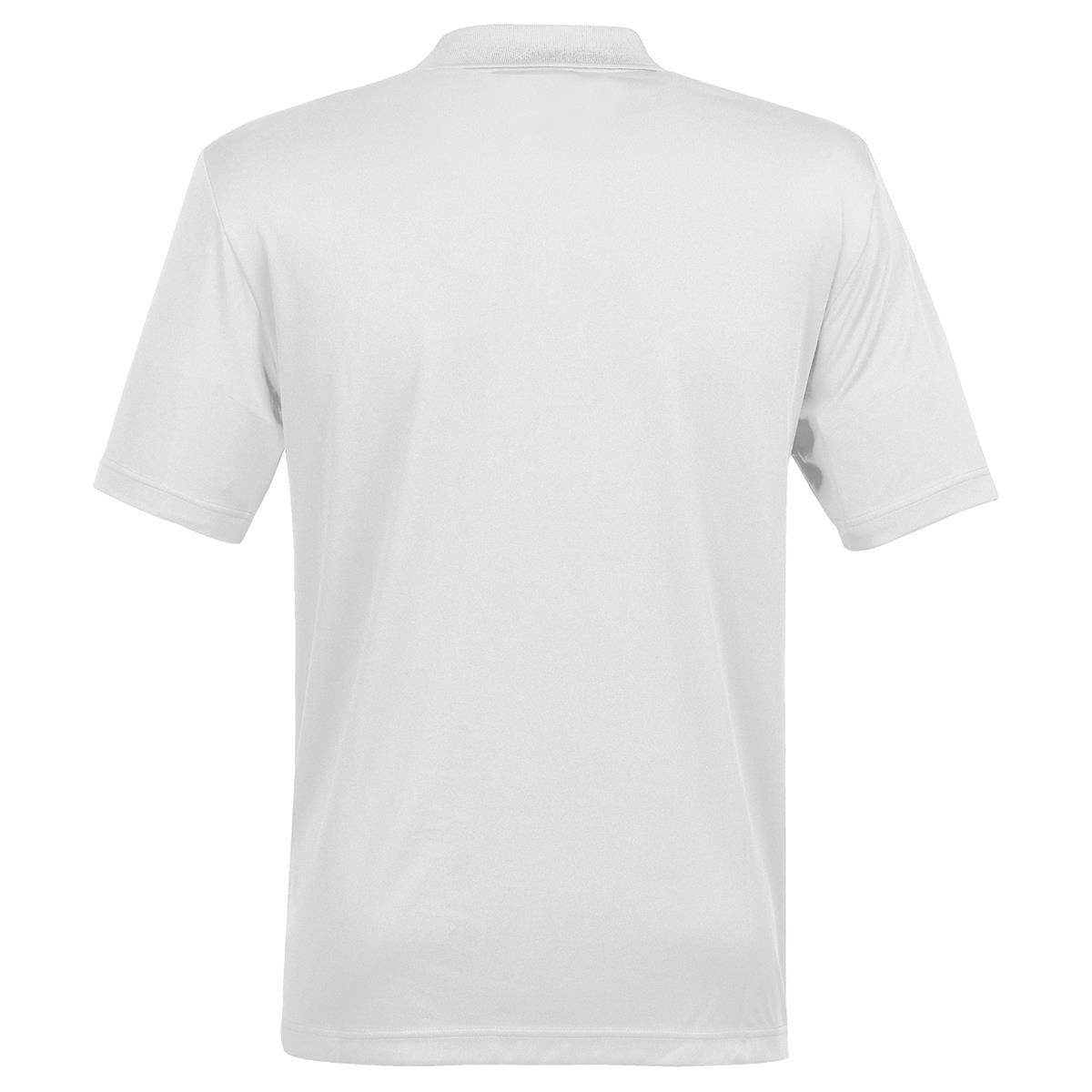Men's Eclipse Pique Polo - White - Back