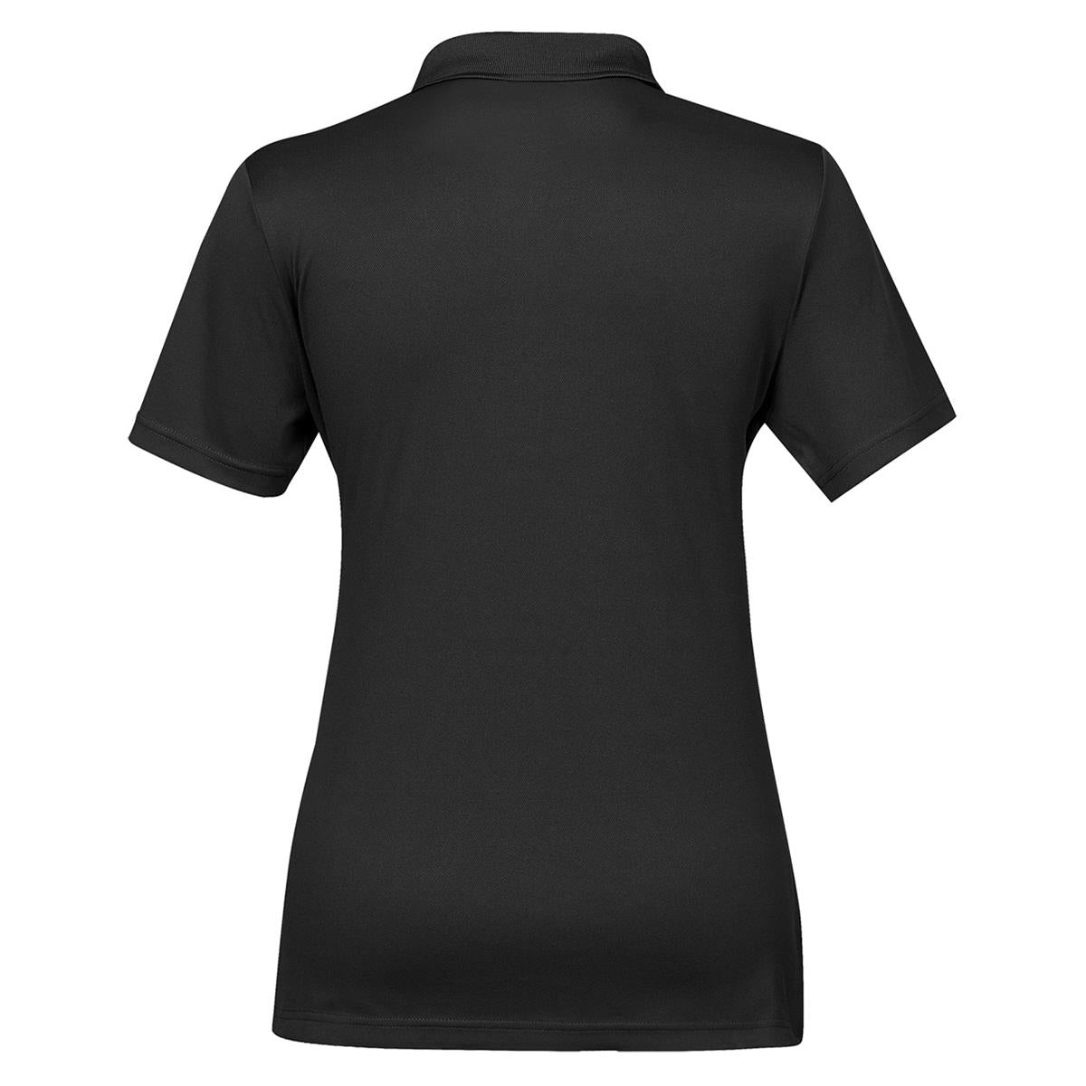 Women's Eclipse Pique Polo - Black - Back