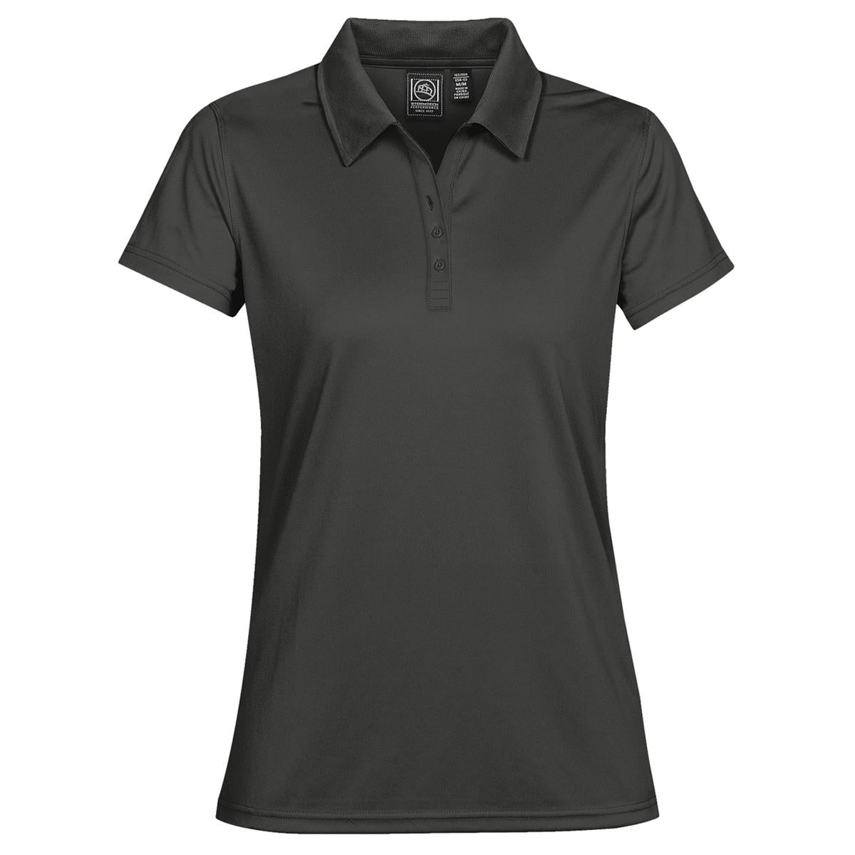 Women's Eclipse Pique Polo - Carbon - Front