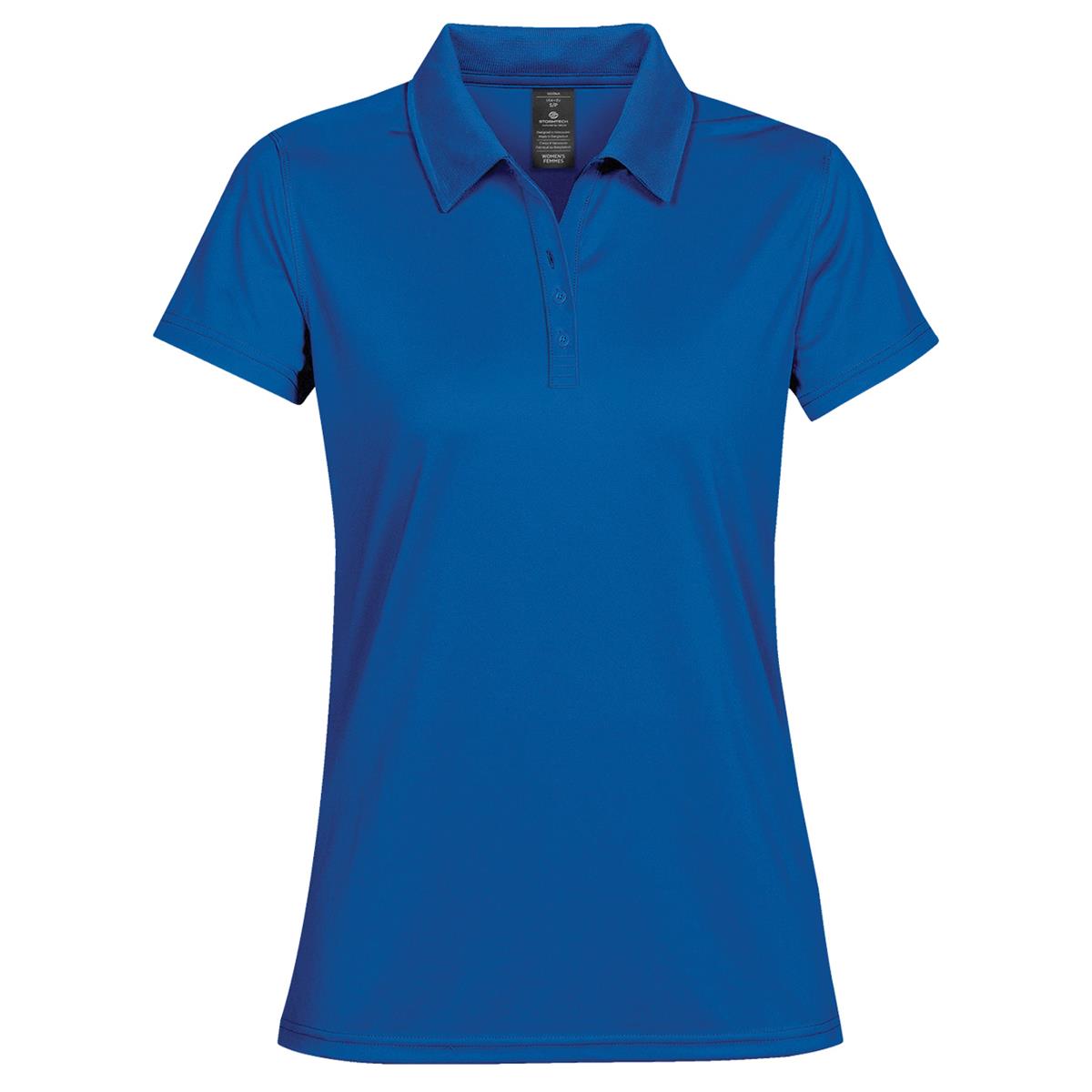 Women's Eclipse Pique Polo - Royal - Front