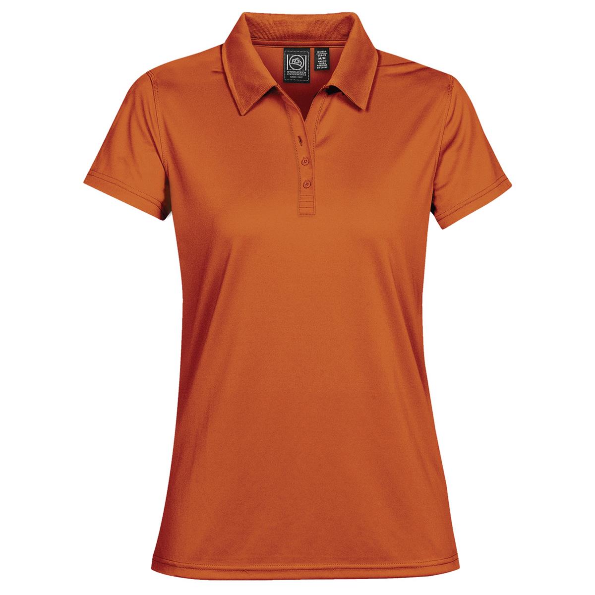 Women's Eclipse Pique Polo - Rust - Front