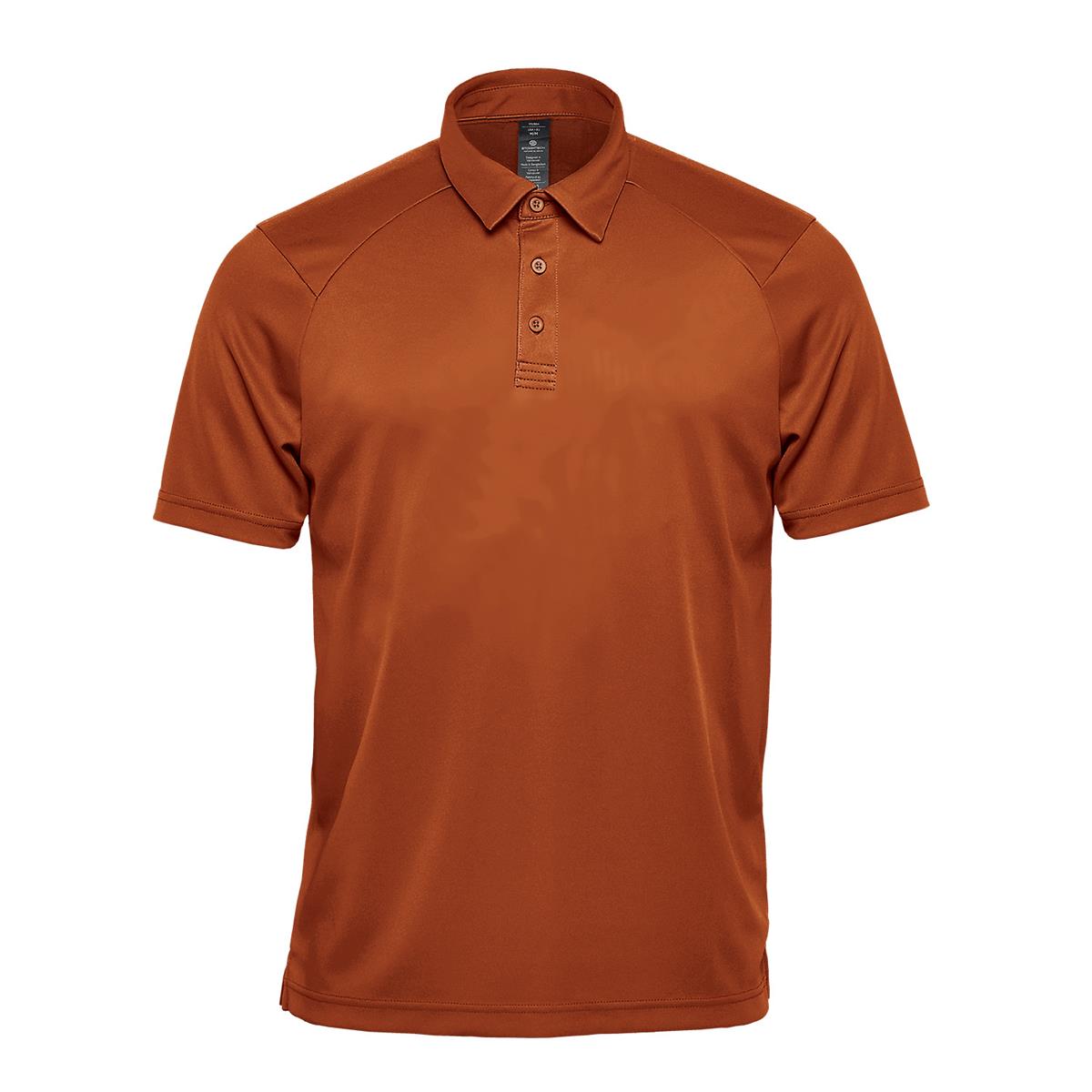 Men's Milano Sports Polo - Rust - Front