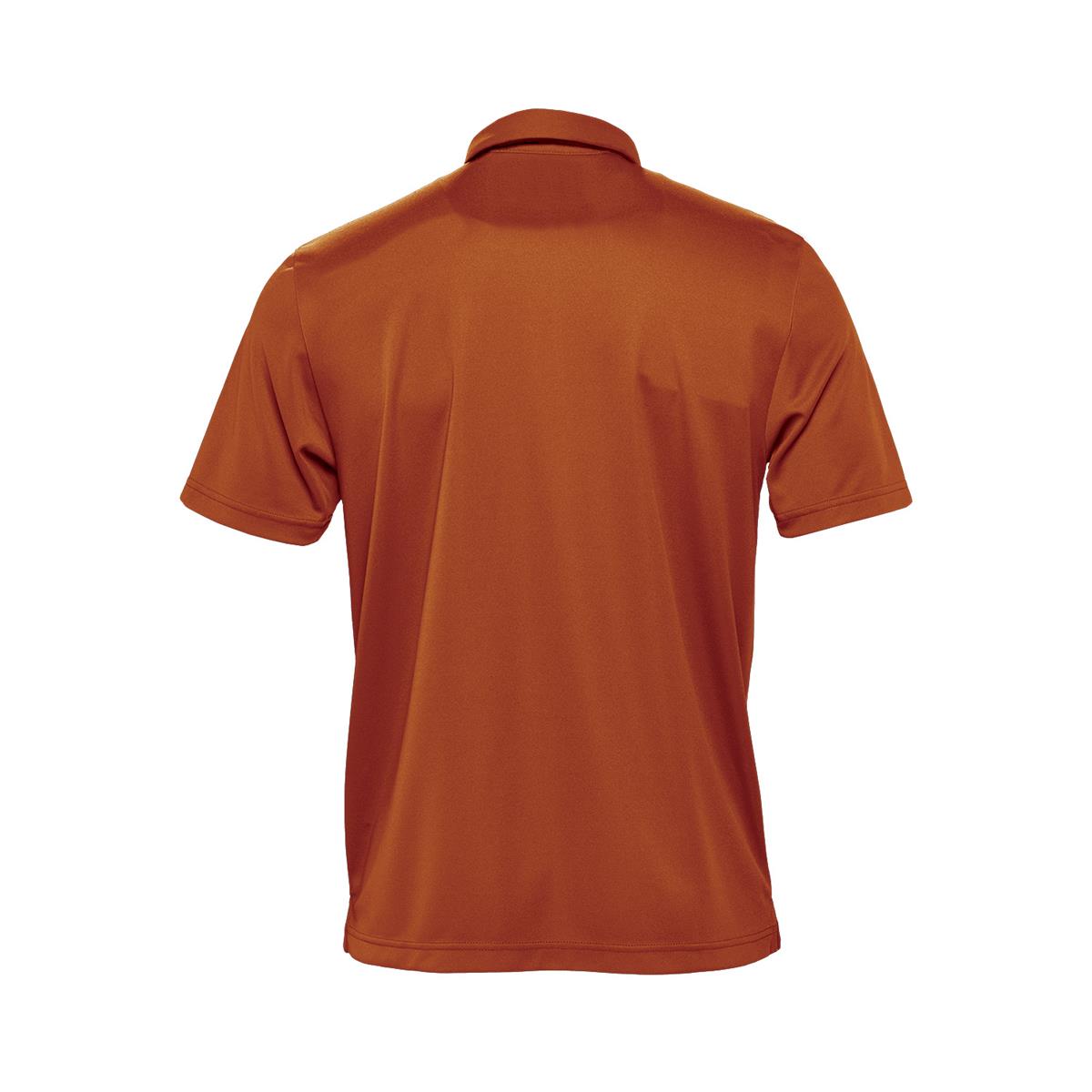 Men's Milano Sports Polo - Rust - Back