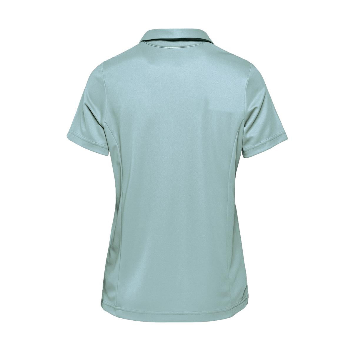 Women's Milano Sports Polo - Ice Blue - Back