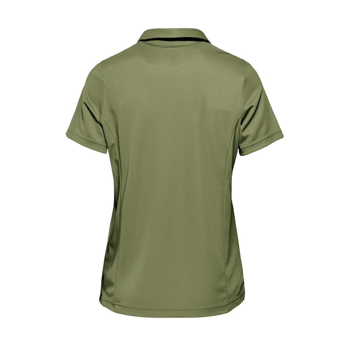 Women's Milano Sports Polo - Sage Green - Back