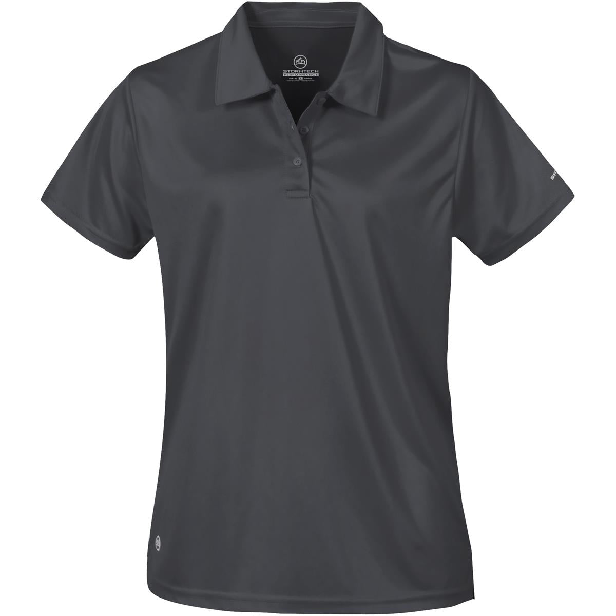 Women's Apollo H2X-Dry Polo - Graphite - Front