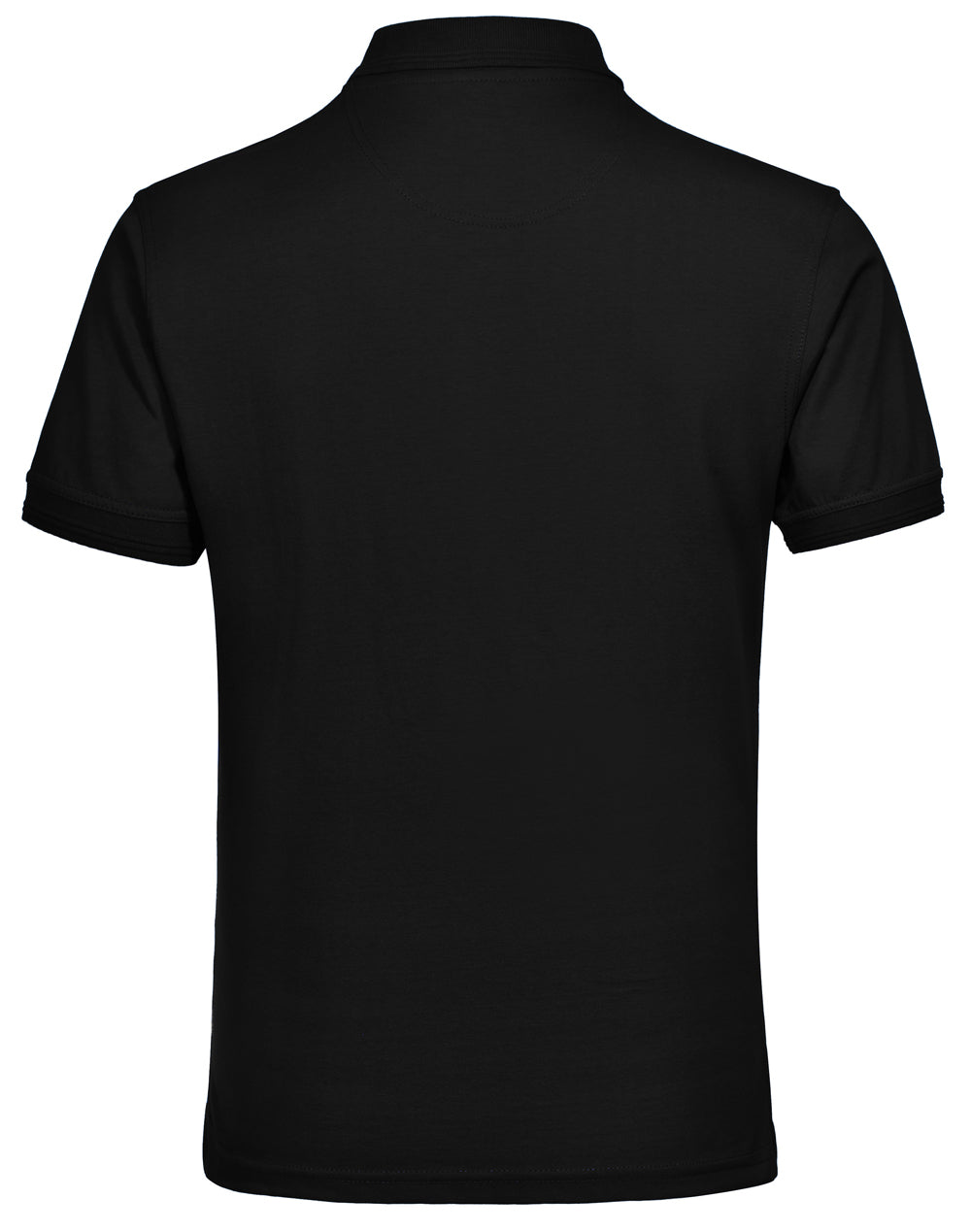 Macquarie Polo Unisex - Black/Black - Back