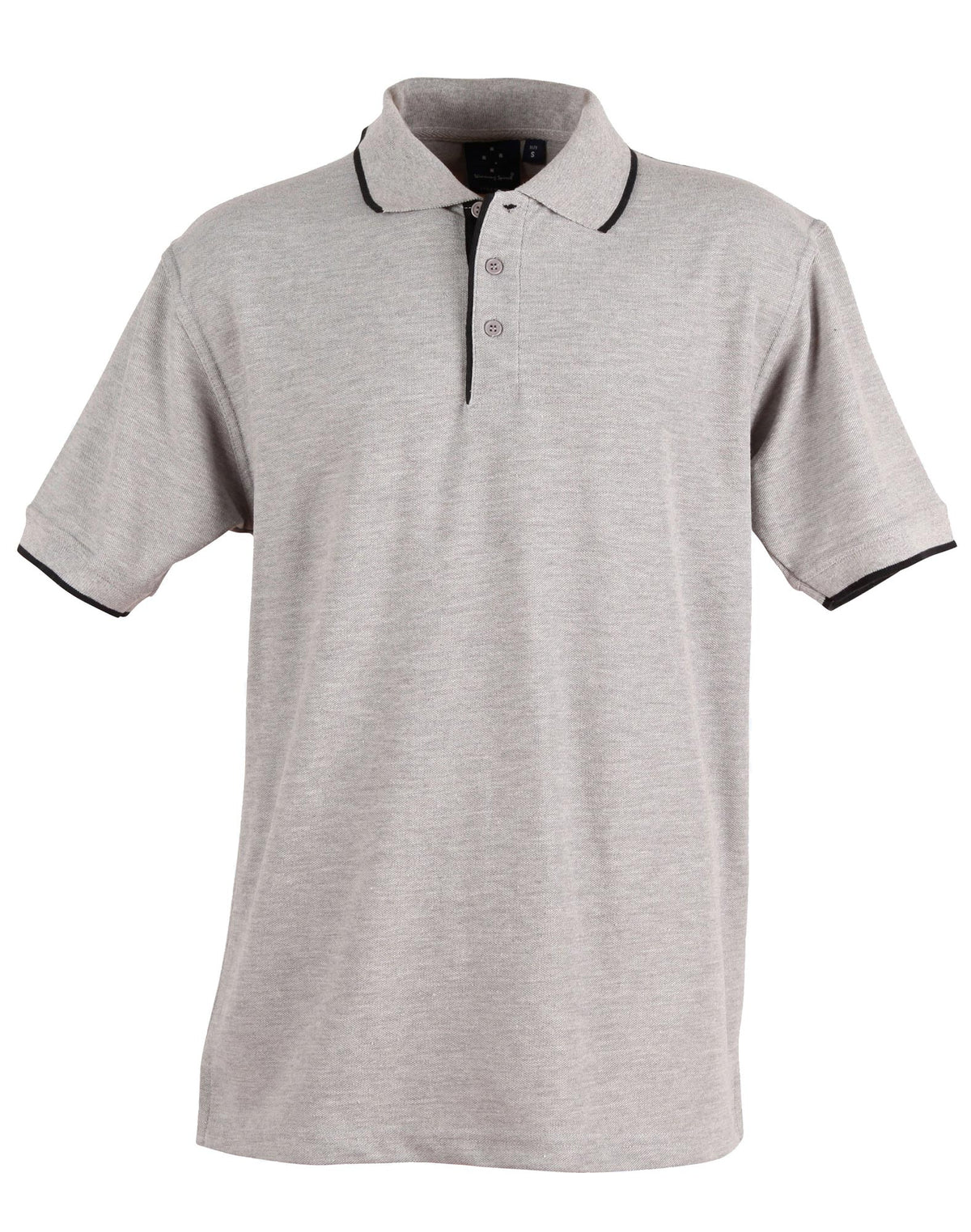 Liberty Polo Men's - Grey/Black - Front