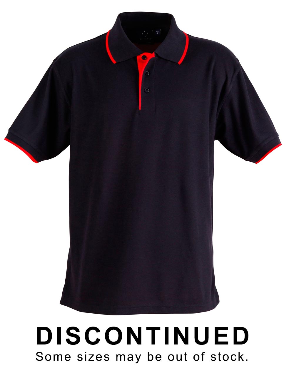Liberty Polo Men's - Navy/Red - Front