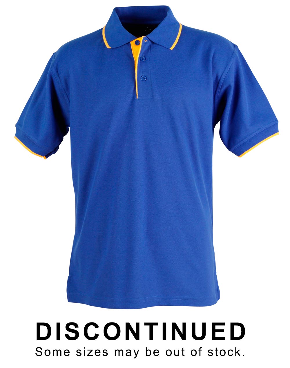 Liberty Polo Men's - Royal/Gold - Front