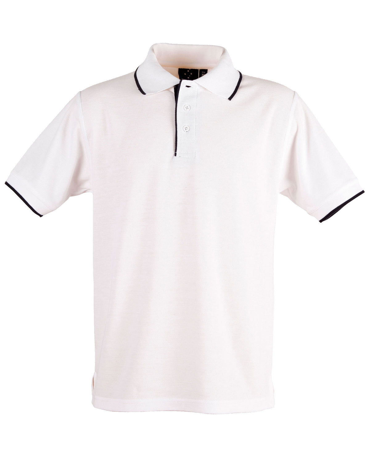 Liberty Polo Men's - White/Navy - Front