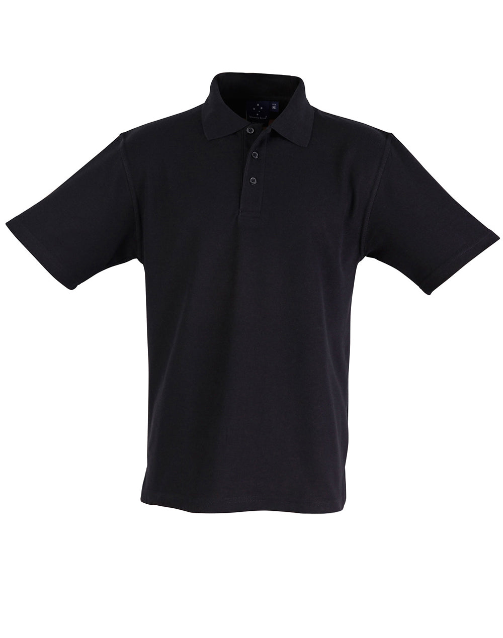 Traditional Polo Kids - Black - Front