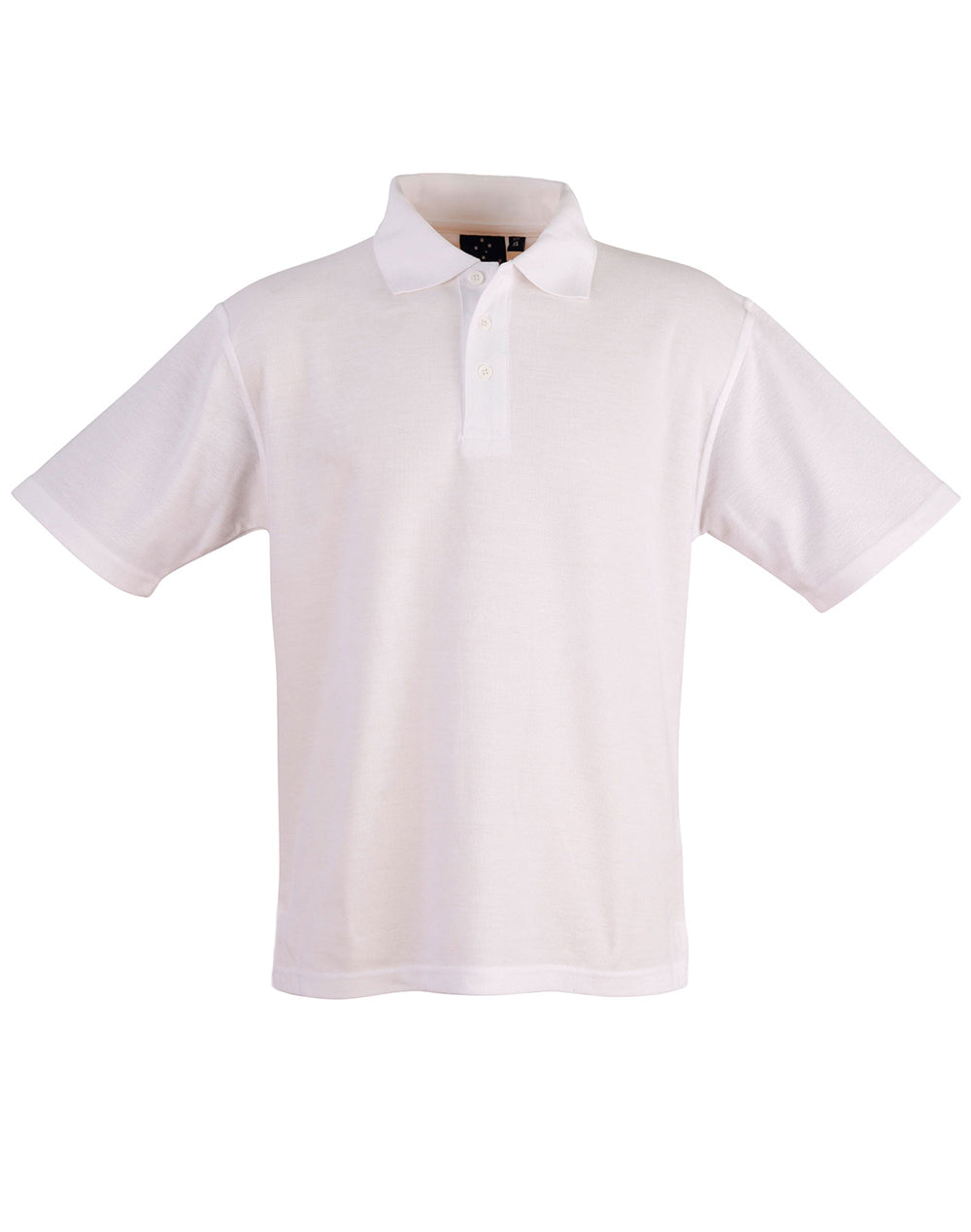 Traditional Polo Kids - White - Front
