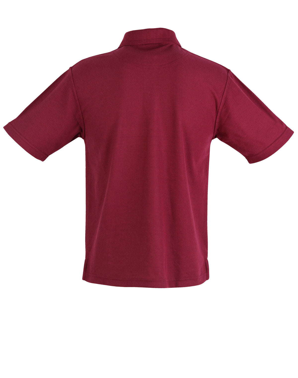 Traditional Polo Unisex - Maroon - Back