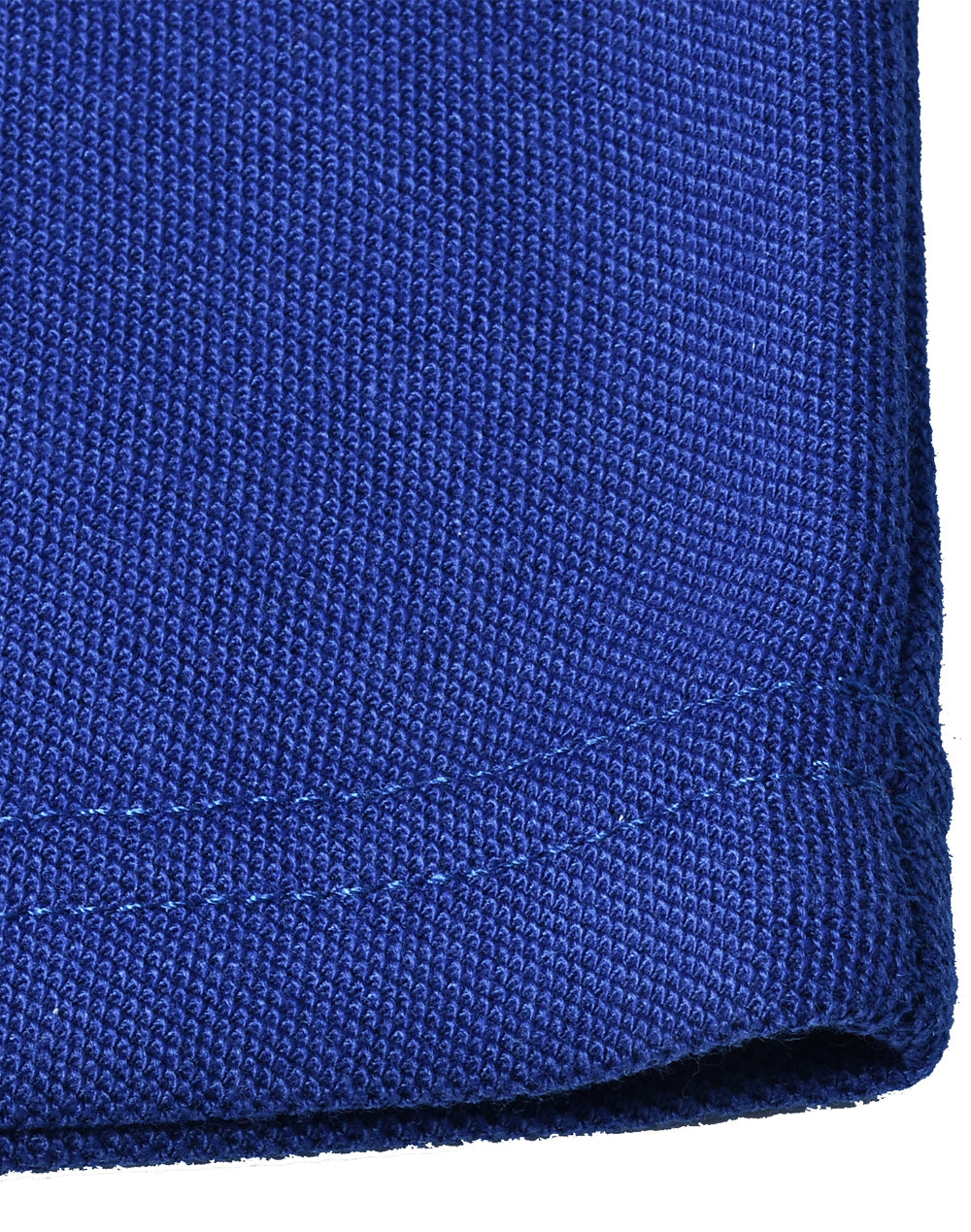 Kids Traditional Poly/Cotton Pique Knit Long Sleeve Polo - Royal - View