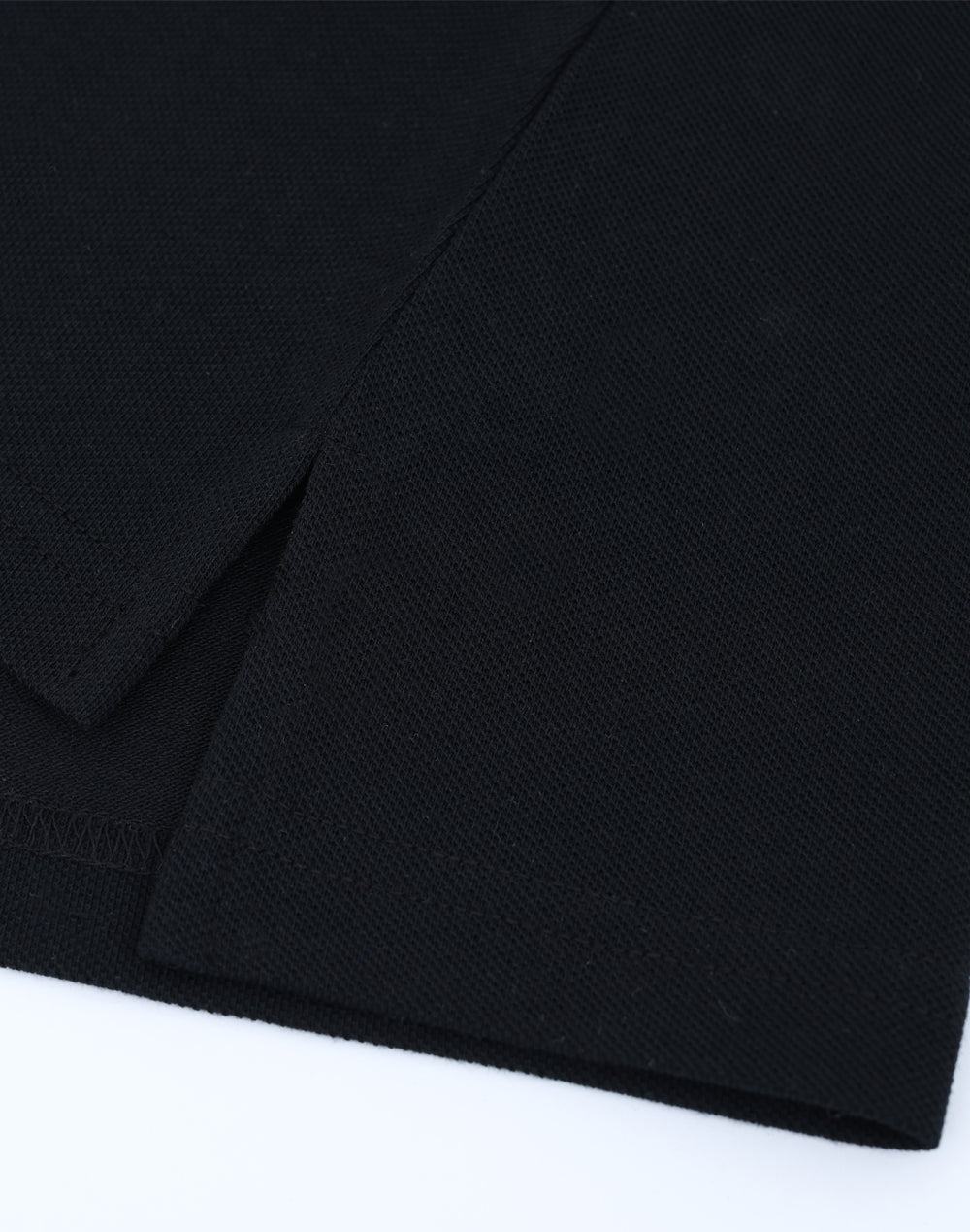 Womens Classic Cotton/Poly Pique Short Sleeve Polo - Black - View