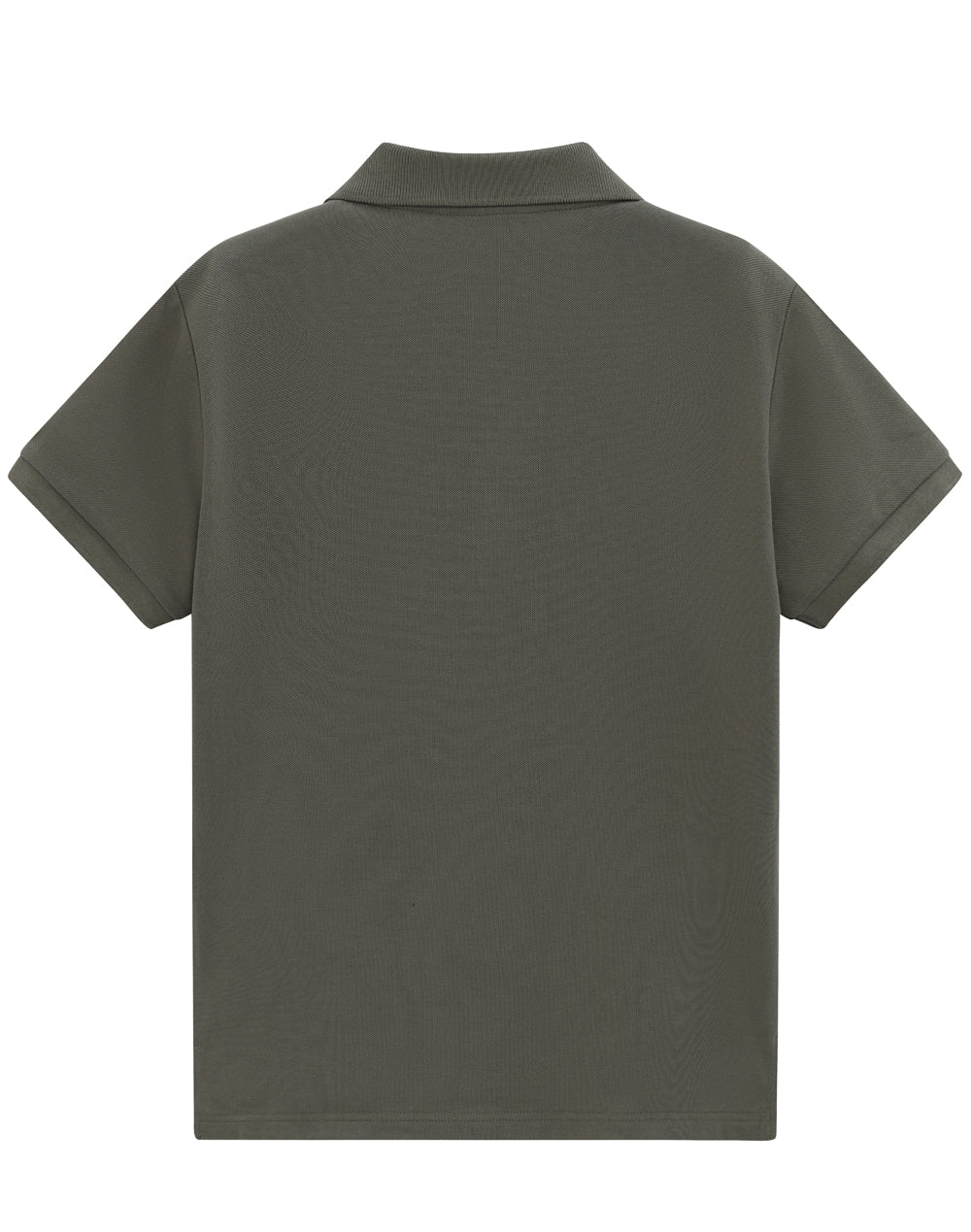 Womens Classic Cotton/Poly Pique Short Sleeve Polo - Smoke Sage - Back
