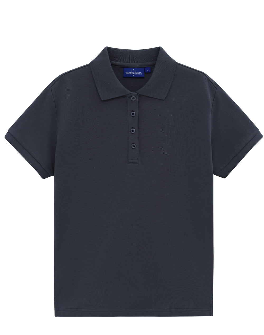 Womens Classic Cotton/Poly Pique Short Sleeve Polo - Storm Grey - View