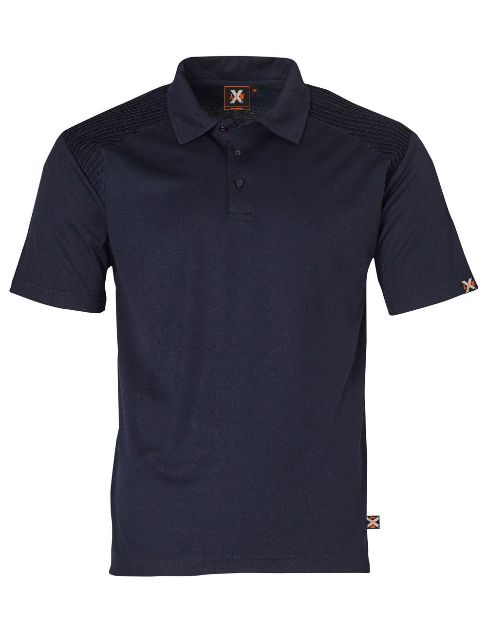 Unisex Short Sleeve TrueDry® Polo - Navy - Front