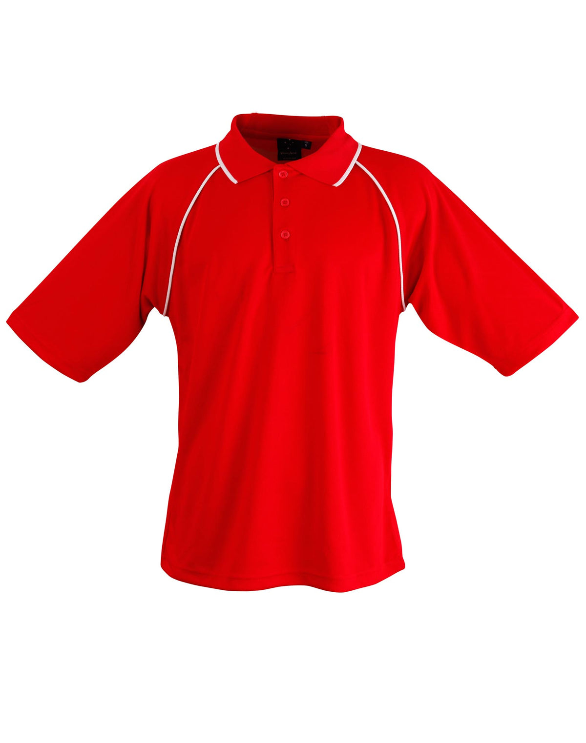 Champion Polo Men's - Red/White - Front