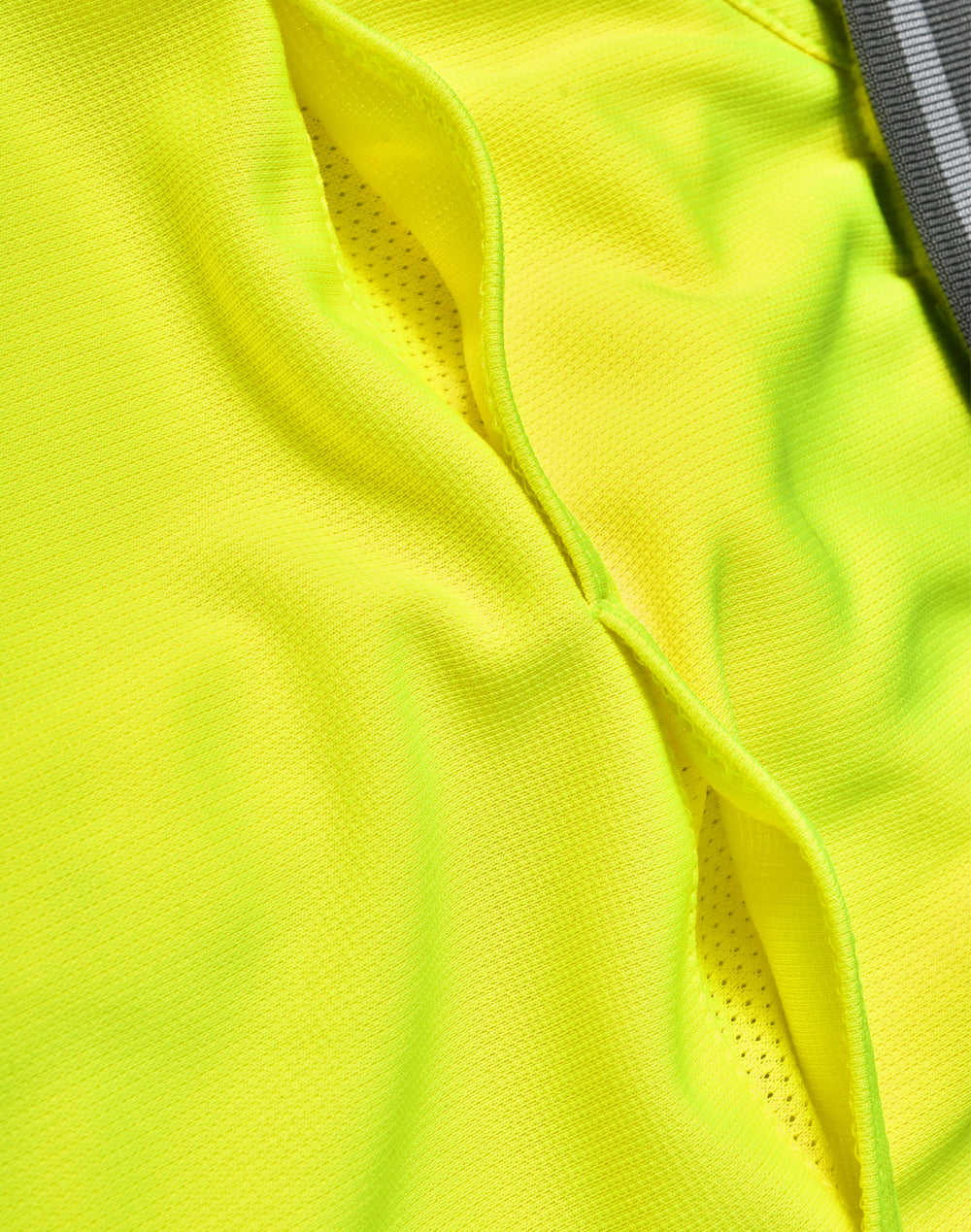 Unisex Cooldry® Vented Polo - Yellow/Ash - Back