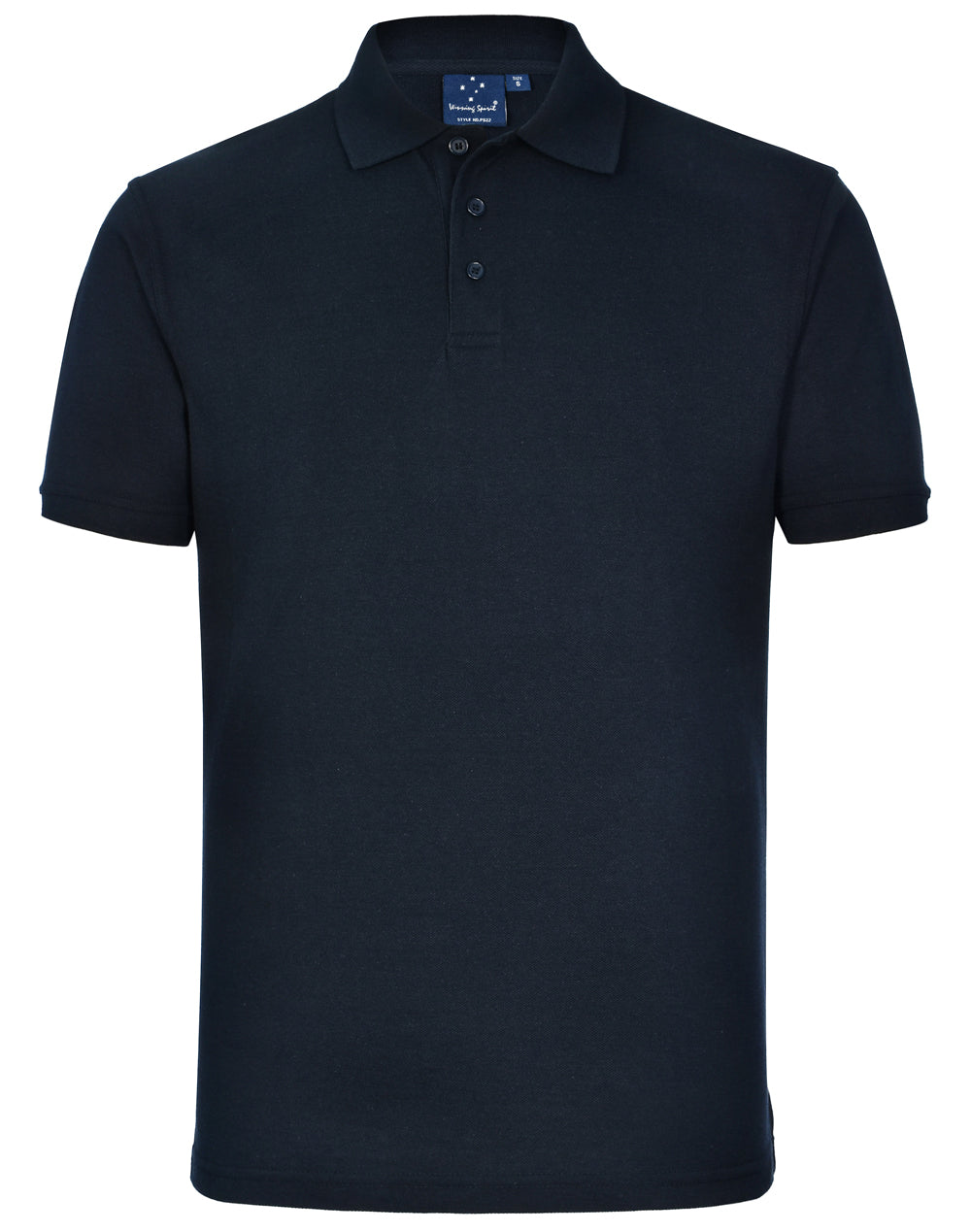 Delux Polo Men's - Navy - Front