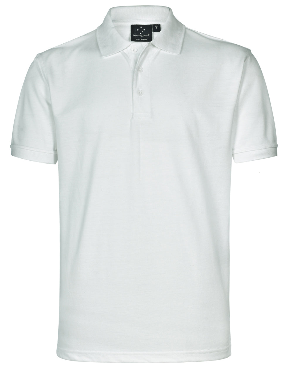 Delux Polo Men's - White - Front