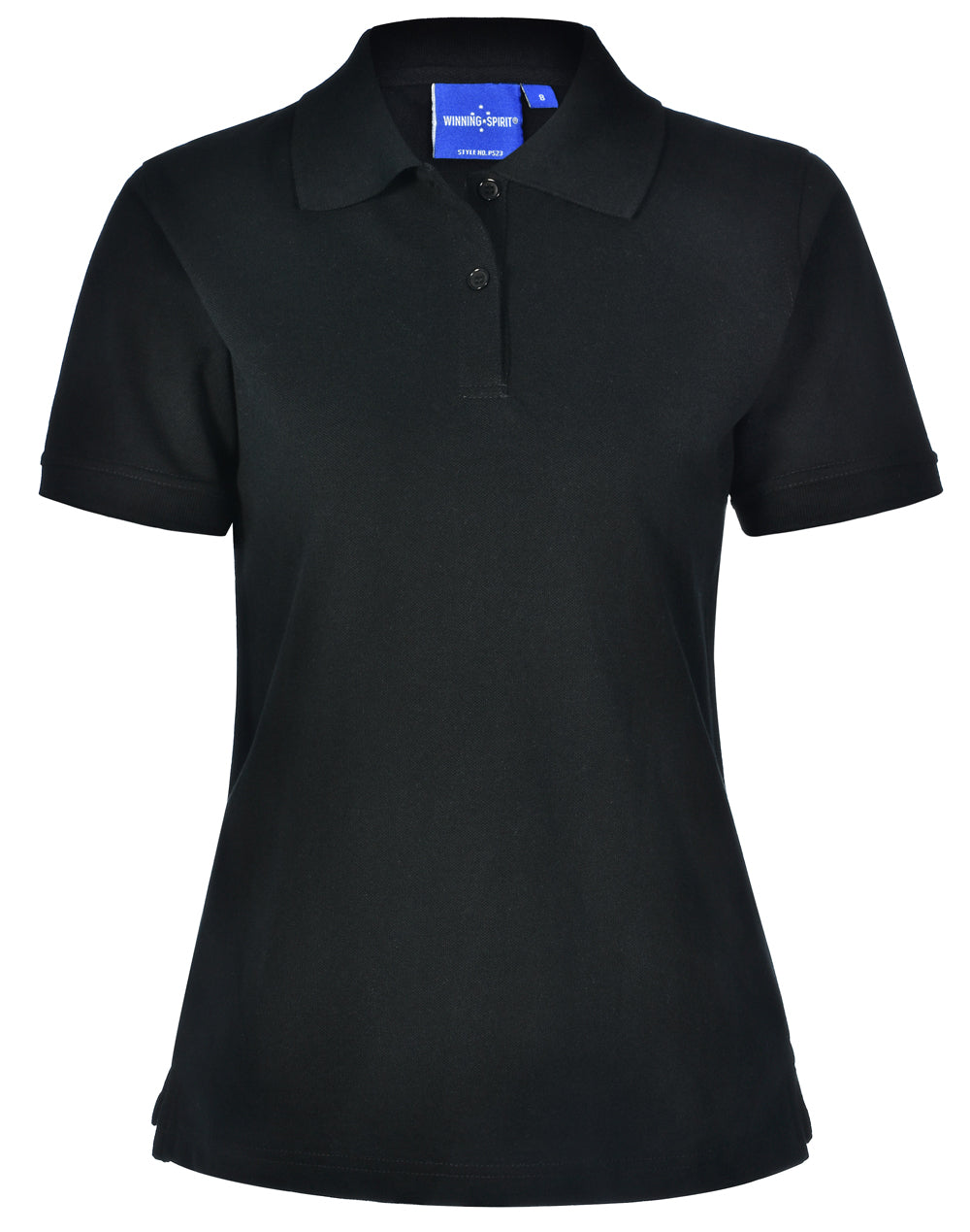 Delux Polo Ladies' - Black - Front