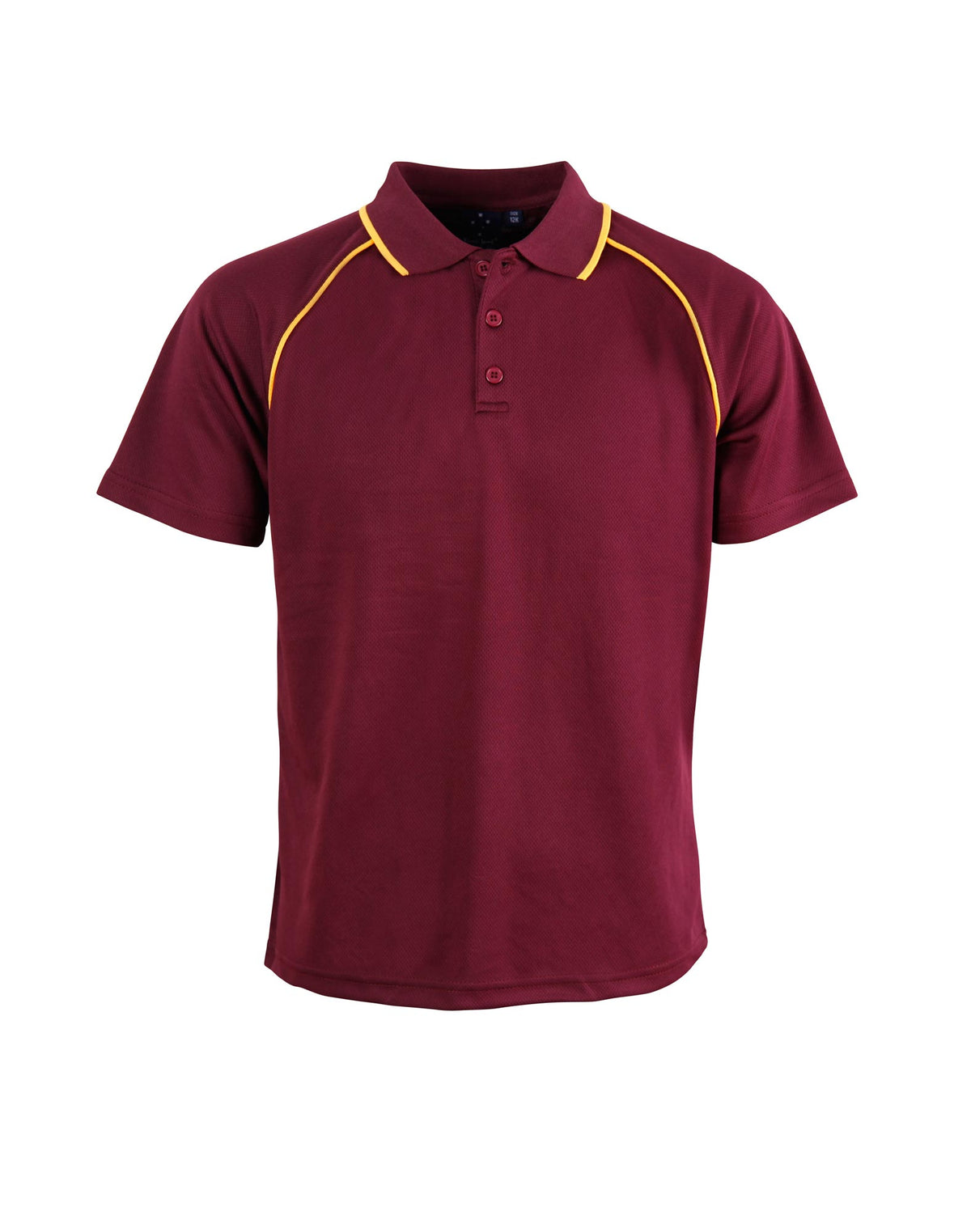 Champion Polo Kids - Maroon/Gold - Front