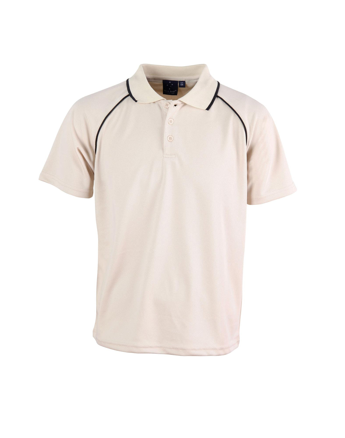 Champion Polo Kids - Stone/Black - Front
