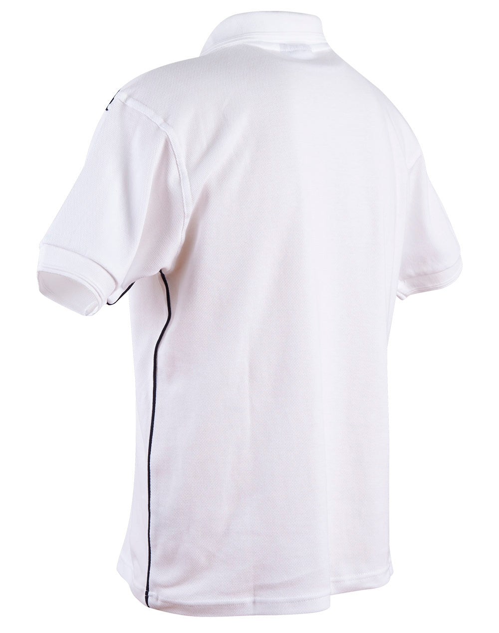Cambridge Polo Men's - White/Navy - Back