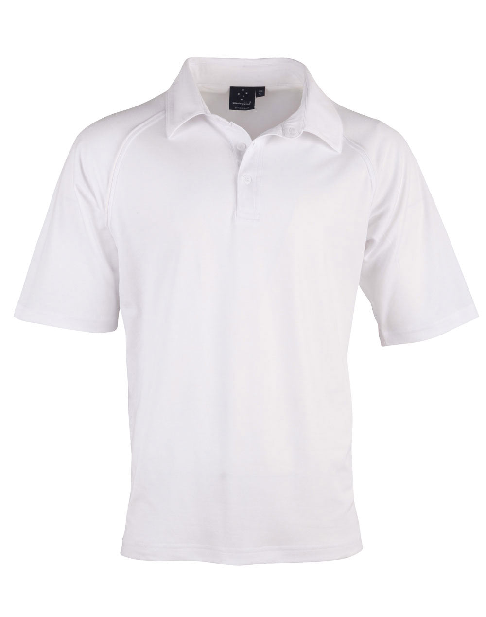 Cricket Polo Short Sleeve Kids' - White - Front