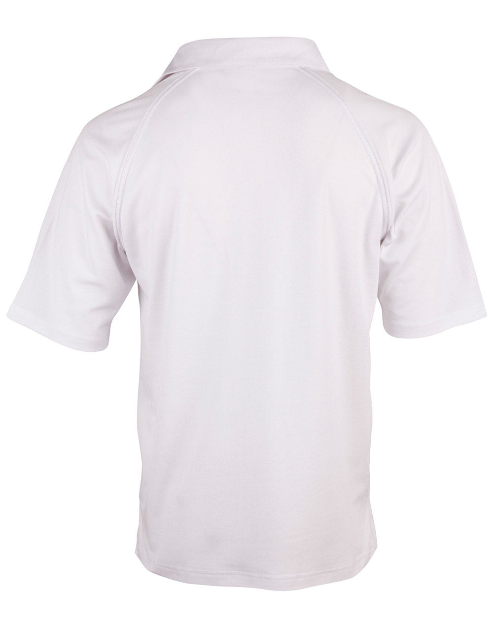 Cricket Polo Short Sleeve Men's - White - Back
