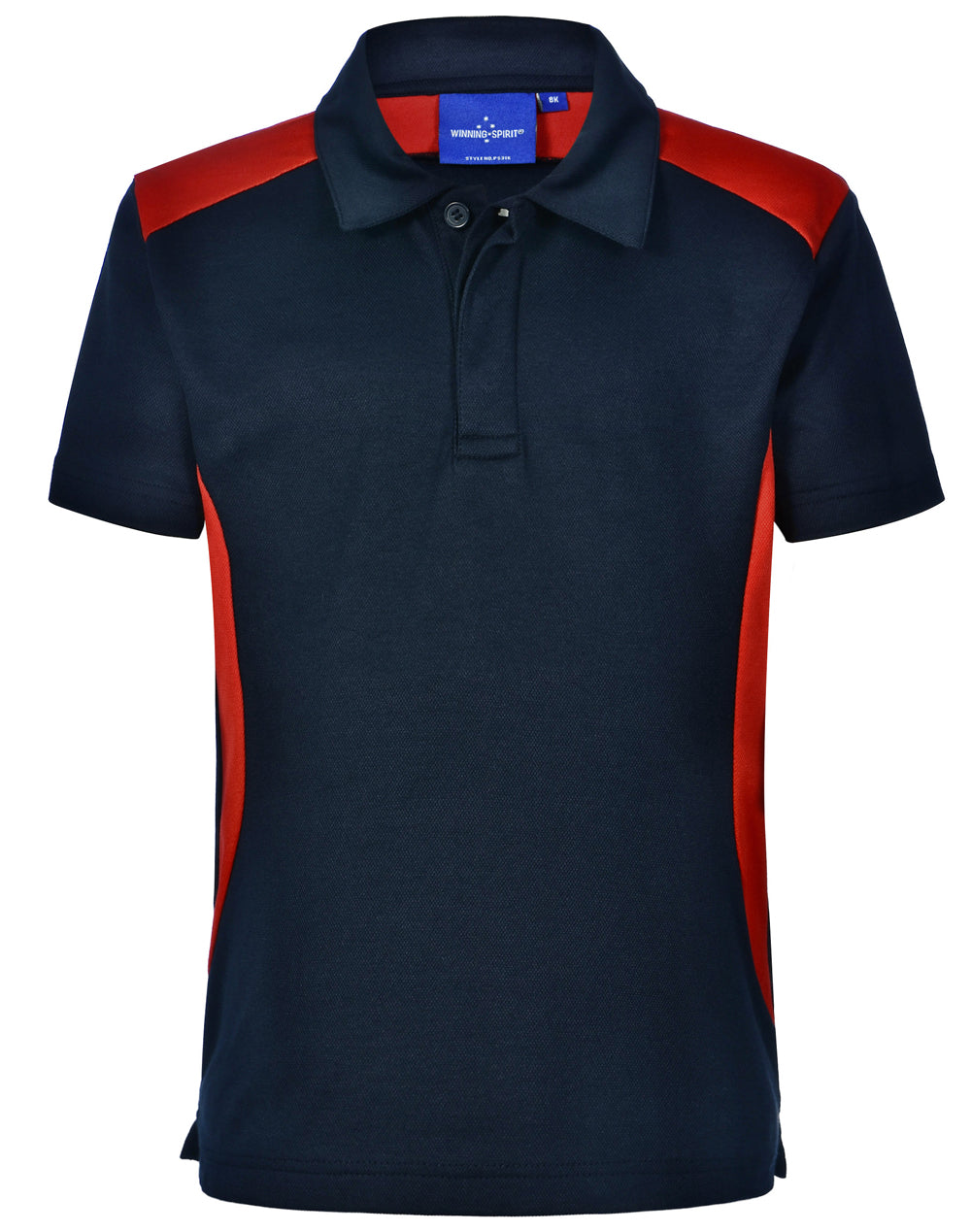Winner Polo Kids - Navy/Red - Front