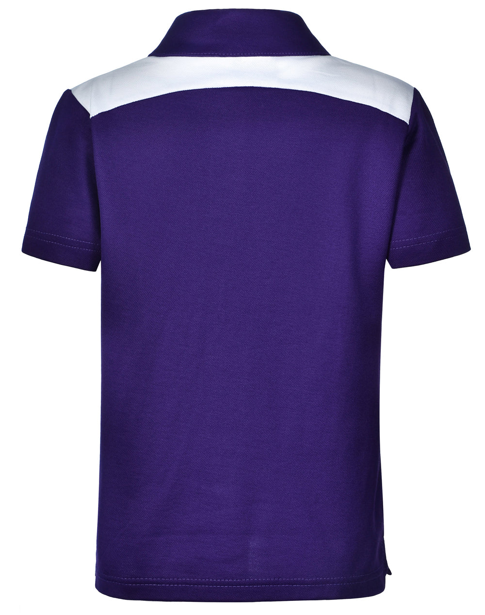 Winner Polo Men's - Purple/White - Back