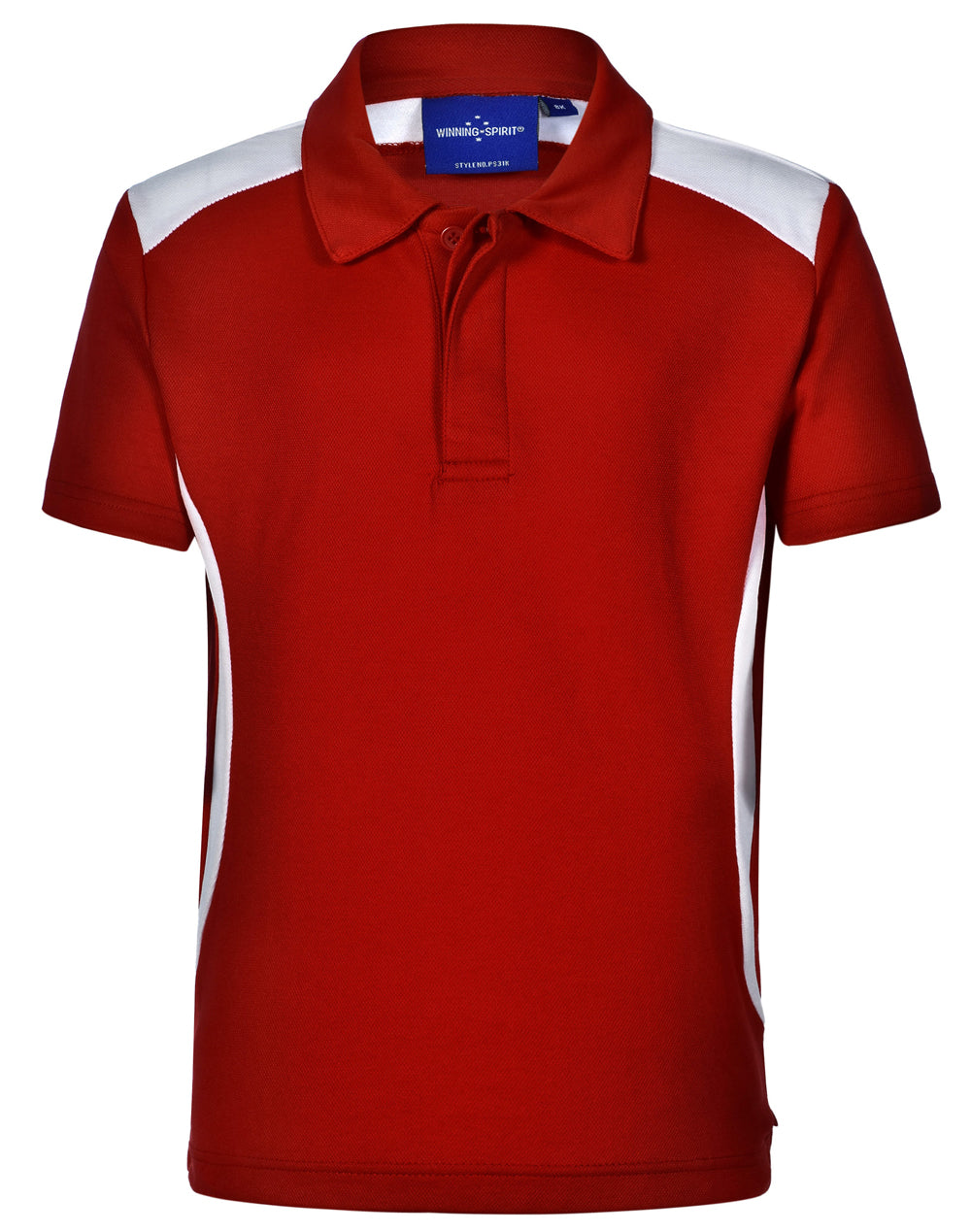 Winner Polo Kids - Red/White - Front